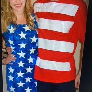 July 4 sparkly dress